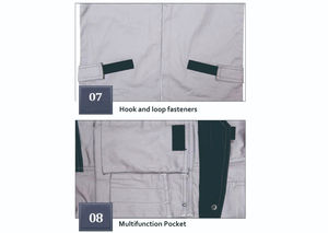 ชุดยูนิฟอร์มทำงาน ขายส่ง ชุดทำงานวิศวกร ชุดทำงานก่อสร้าง ชุดทำงานนิรภัย ชุดยูนิฟอร์มอื่นๆ ผ้าฝ้ายผสมสแปนเด็กซ์ ชุดยูนิฟอร์มงานซ่อมบำรุง - Product Image 3