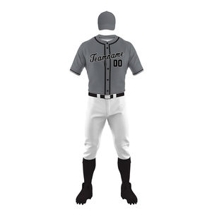 Vêtements d'équipe Vêtements de sport Softball Uniforme de baseball de qualité supérieure Services OEM Prix raisonnable Dernier nouveau style Ensemble d'uniformes de baseball - Product Image 2