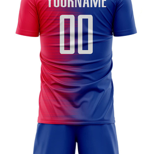 Vêtements de football pour hommes fabriqués en usine sur mesure Maillots de football France de qualité supérieure Nouveau design Vêtements d'équipe par sublimation Vêtements de sport - Product Image 6