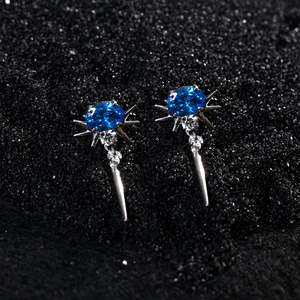 CLARA ต่างหูเงินแท้ 925 รุ่นโดโลเรส เครื่องประดับแฟชั่นทันสมัย - Product Image 3