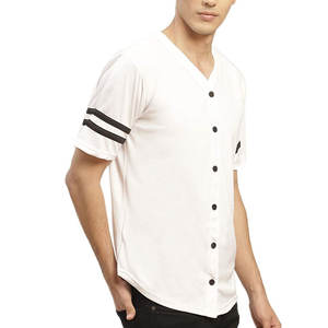 Camisetas de béisbol con logotipo personalizado para hombre, camisetas lisas de béisbol con tiras, sublimación, el mejor precio, jersey de softball, OEM - Product Image 5