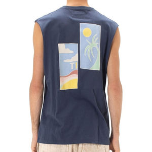 Débardeurs d'été en coton Spandex sans manches Gym Muscle Vest Anti-England Logo Print Casual Bodybuilding Clothing OEM for Gym - Product Image 2