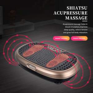 Plateforme vibrante d'exercice FitMaxx 3D XL - Plateforme vibrante pour entraînement du corps entier avec bandes de résistance - Product Image 2