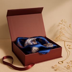Custom Luxury <b>Magnetic</b> Rigid <b>Gift</b> <b>Box</b> with Ribbon | Foldable Book Style <b>Magnetic</b> Packaging <b>Box</b> for Jewelry & Boutique - Product Image 5