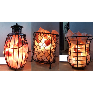 ตะกร้าใส่เกลือหิมาลัยแบบพรีเมี่ยมตะกร้าเหล็กทรงตะเกียงเกลือผู้ผลิตและผู้ค้าส่งจากปากีสถาน - Product Image 2