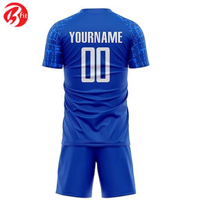Handmade Fashionable Men's Soccer Wear Team Uniform Adults Automated Cutting Football Jersey & <b>Tops</b> - Product Image 2
