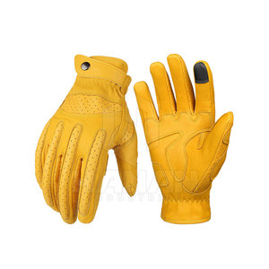 Gants de conducteur de vélo d'hiver respirants de la meilleure qualité nouveauté écran tactile Compatible cuir vêtements de travail en plein air à vendre - Product Image 5