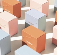 Caja de Cartón con Relieve Impresa Personalizada para Empaque de Crema para Ojos de Alta Gama, Diseño de Cierre Inverso Mate de Lujo