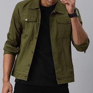 Venta al por mayor nuevas prendas de vestir exteriores de los hombres de alta calidad Caballeros Chaquetas de mezclilla Por Outdoor Casual Chaquetas de mezclilla Ropa de moda para hombres - Product Image 2