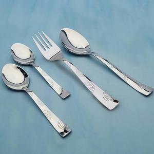 Couverts en acier inoxydable poli miroir faits à la main, meilleure finition, articles de cuisine et accessoires de table pour les fêtes - Product Image 1