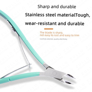 Vente en gros de coupe-cuticules professionnels en acier inoxydable, coupe-peaux mortes, outil de manucure et de pédicure pour les doigts, OEM - Product Image 3