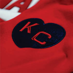 Logo personnalisé 60% coton 40% polyester 350 gsm polaire chenille broderie ivoire KCM pull à capuche - Product Image 3