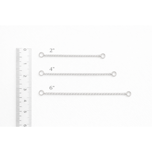 925 Sterling Silver Gold Plated Box Chain Ear <b>Threader</b> <b>Earrings</b> Minimalist Jewelry Findings Wholesale OEM 1 Pair - Product Image 3