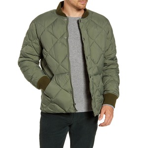 OEM diseño personalizado de alta calidad de los hombres de invierno abajo abrigos caliente espesar burbuja acolchado chaqueta acolchada con cuello alto - Product Image 3