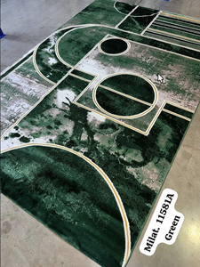 Alfombra Adiva Tradicional de Poliéster, Tejido Jacquard, de Pelo Largo, Acolchada, Antideslizante, Lavable, con Base de Yute - Product Image 5