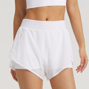 Top Trending Womens High Quality Quick Dry Trail Running Shorts para mujeres Gym Active Wear Transpirable Quick Dry Fitness Shorts - Product Image 3