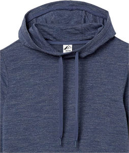 Femmes Athlétique Ourlet Courbé Hoodies En Gros Confortable À Capuche Chemises Casual Streetwear pour L'hiver Solide Couleur Tissé Avant - Product Image 2