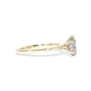 Anillo de compromiso de boda clásico para mujer con relleno de oro con piedra de circón cúbico joyería de plata fina para fiestas al por mayor a granel - Product Image 4