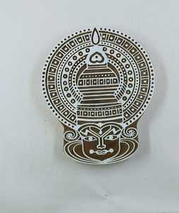 Khối Gỗ In Ấn Quần Áo Gỗ In Ấn Henna Thủ Công Giấy Tem Vải Dệt In Ấn Khối Hoa Động Vật Khắc Tem - Product Image 3