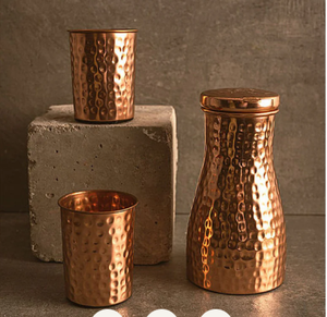 Surface de marteau de bouteille d'eau de cuivre pur pour le bureau - Product Image 4