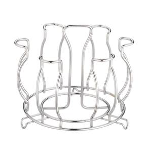 Soporte de vidrio de acero inoxidable Soporte de vidrio de loto para mesa de comedor de cocina - Product Image 1