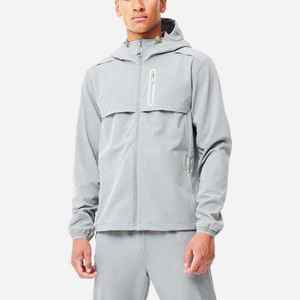 Ensemble de survêtement de sport personnalisé pour hommes coupe-vent réglable à manches longues léger en polyester et nylon - Product Image 3