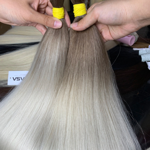 ผมคนดิบ100% ผมชาวเวียดนามแบบช่อเดียวผมแท้แบบดึงสองชั้น - Product Image 1