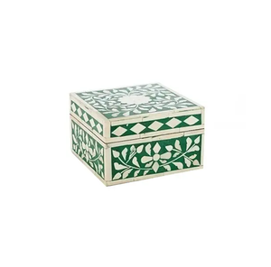 Boîte à bijoux carrée en nacre pour femmes à usage unique Forme ronde disponible Vente chaude - Product Image 3