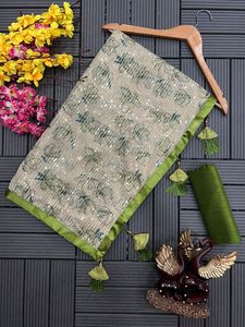 Nouvelle collection exclusive de saris à paillettes de créateur par Fabzone pour une tenue de soirée - Product Image 4