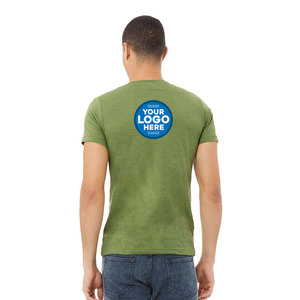 T-shirt décontracté en coton de qualité supérieure 180g pour hommes avec logo personnalisé - Product Image 3