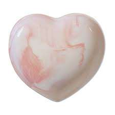 ที่ทับกระดาษรูปหัวใจหินอ่อนโอนิกซ์สีชมพูเป็นเอกลักษณ์รูปหัวใจ - Product Image 4