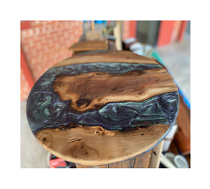 Best Design Wood & Resin <b>Lazy</b> <b>Susan</b> Custom Design <b>Lazy</b> <b>Susan</b> Resin Tray Round Best Round Shape and at Best Price - Product Image 3