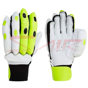 Gants de cricket pakistanais en cuir léger de haute qualité, confortables, couleur et logo personnalisés, parfaits pour le batting - Product Image 1