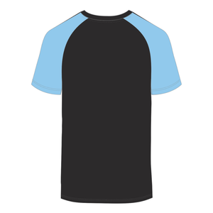 1938 Jack e Jill of America nero maniche Raglan T Shirt blu ciniglia ricamo nero e organizzazioni professionali civiche - Product Image 3