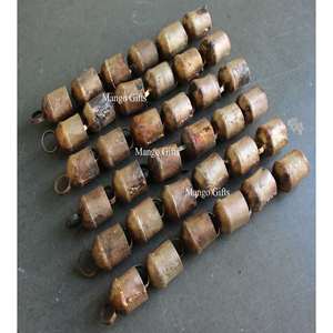 กระดิ่งลมเหล็กสไตล์วินเทจแบบชนบท ขนาด 1.8 ฟุต ทรงกลมด้านบน แบบ DIY ขัดเงา สำหรับตรุษจีน วันพ่อ ขายส่ง - Product Image 1