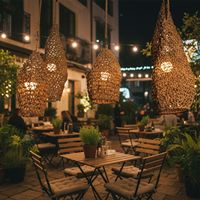 Lampe KENYA en jonc de mer artisanal