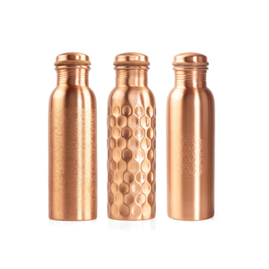 ขวดน้ำดื่มทำจากทองแดงบริสุทธิ์ขวดทองแดงออกแบบรูปทรงตามที่กำหนด - Product Image 2