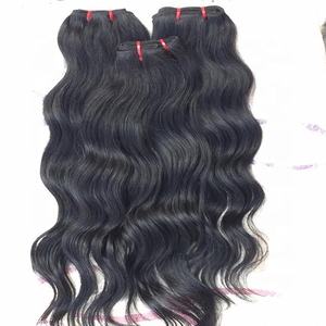 Cheveux Remy d'un seul donneur, cuticule alignée de la racine à la pointe, cheveux humains indiens naturels purs et originaux avec fermetures à lacet - Product Image 6