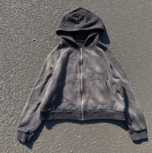 Sudadera con capucha unisex personalizable de peso pesado con estampado digital logotipo ropa de calle chándales para hombres y mujeres conjunto bordado personalizado - Product Image 2