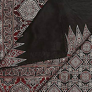 Bufanda Ajrak de tela de algodón de nuevo diseño para cuello redondo, artesanía hecha a mano, bufanda Ajrak única y elegante - Product Image 5