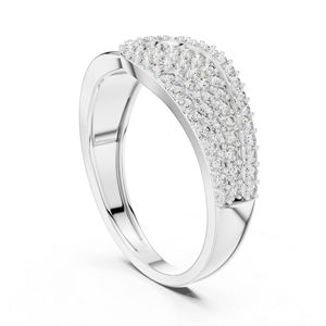 แหวนหมั้นเพชรทรงกลมทองคำ 14K สีเหลืองสำหรับผู้หญิง 0.64 กะรัต ได้รับการรับรองจาก IGI - Product Image 4