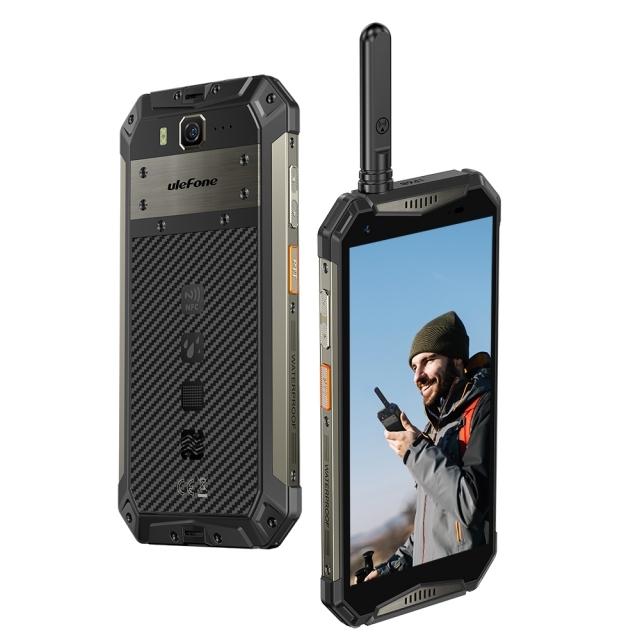 5.65 Inch IP68 IP69K DMR Walkie-Talkie 10850mAh 20GB+256GB Android Rugged Smart Mobile Phone