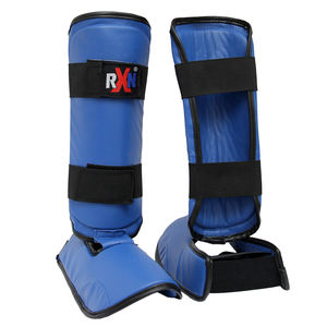 Espinillera de Fútbol Ajustable RXN, Material de Cuero PU Elástico, Protección Profesional para Otros Deportes, Talla Adulto - Product Image 2
