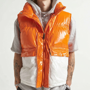 Chaleco Acolchado con Capucha sin Mangas OEM para Hombre, Chaleco Abrigado de Invierno, Chaleco Acolchado Grueso con Cremallera y Capucha para Hombre - Product Image 3