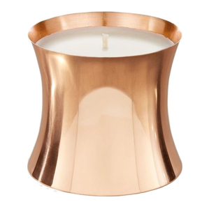 New Arrival Eco-Friendly Handmade Metal Aluminium Candle <b>Jar</b> Votive Holder with Lid Christmas Home Decor Container - Product Image 3