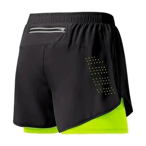 Men Fitness Built-in Pocket Sports <b>Shorts</b> Summer 2 in 1 Quick Dry Gym Beach <b>Shorts</b> Running Double-deck <b>Shorts</b> Outdoor <b>Sweatpants</b> - Product Image 4