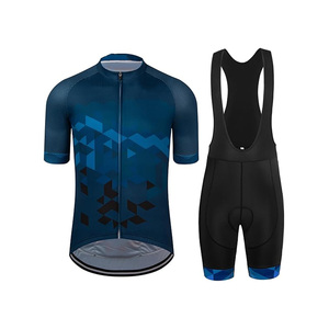 Uniformes d'équipe de cyclisme fabriqués en usine uniformes de cyclisme imprimés par sublimation personnalisée pour hommes - Product Image 1