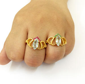 Sterling Silver 925 Gold Plated Supplier Wholesaler Custom Made Handmade Unisex Low MOQ Trendy <b>Unique</b> Labradorite <b>Rings</b> - Product Image 3