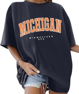 Vente en gros de t-shirt surdimensionné en coton écologique pour femmes fournisseur OEM avec impression DTF coupe urbaine ample - Product Image 5