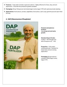 Engrais organique de phosphate de diammonium (DAP) de qualité supérieure Source de phosphore à haute efficacité pour maximiser le rendement des cultures - Product Image 2